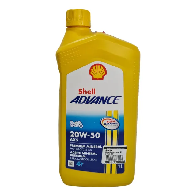 Aceite Shelladvance 4t 20w-50