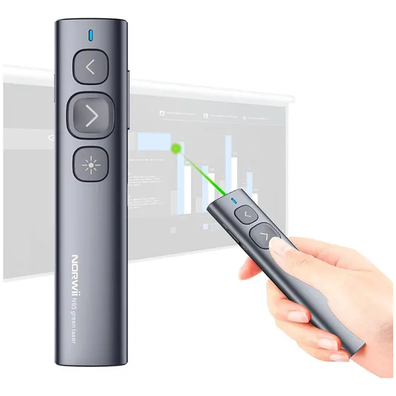 Ponteiro A Laser De Luz Verde Norwii, Alcance De 100 M