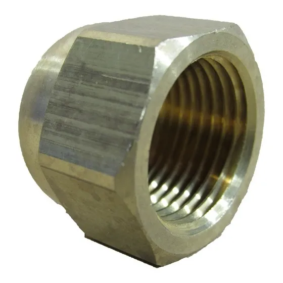 Tapa Ciega 5/8 Flare Hembra Bronce -- Alef Refrigeracion --