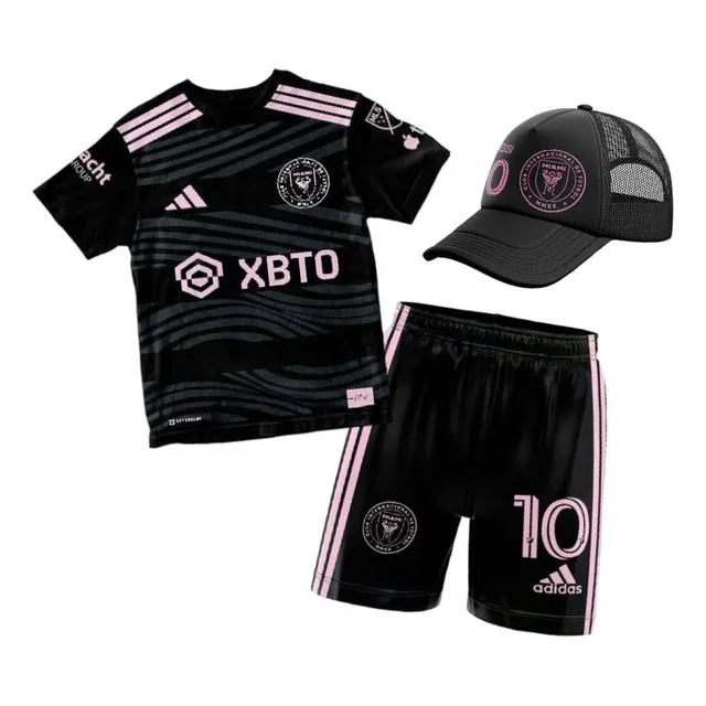 Uniforme De Fútbol Con Gorra Inter Miami  Messi