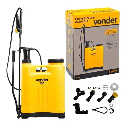 Vonder PC020 Bomba Costal Pulverizador Agricola Manual 20 Litros