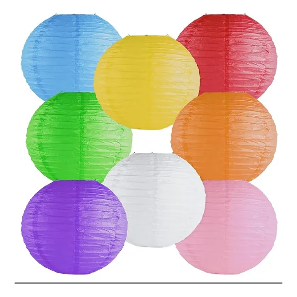 Globos Chinos Lamparas Chinas Decoración 20 Cm X 6 Unidades