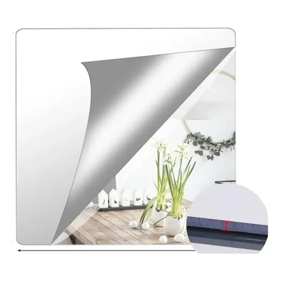 Laminas Decorativas Vinilo Espejo Adhesivos Cuadro Pack X10