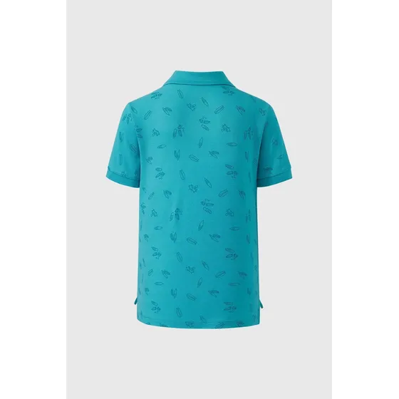 Polera Niño Piqué Print Calipso
