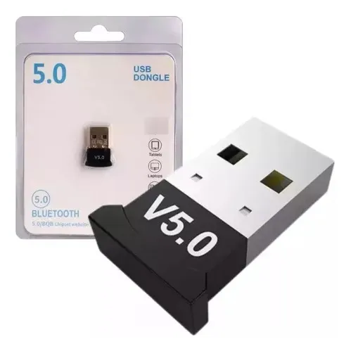 Receptor Bluetooth Para Pc / Laptop Adaptador Mini Usb V5.0