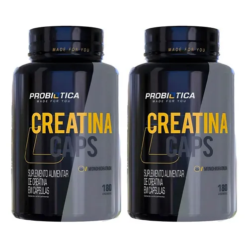 Combo 2 Creatinas Em Cápsulas 180 Uni/cd - Probiótica