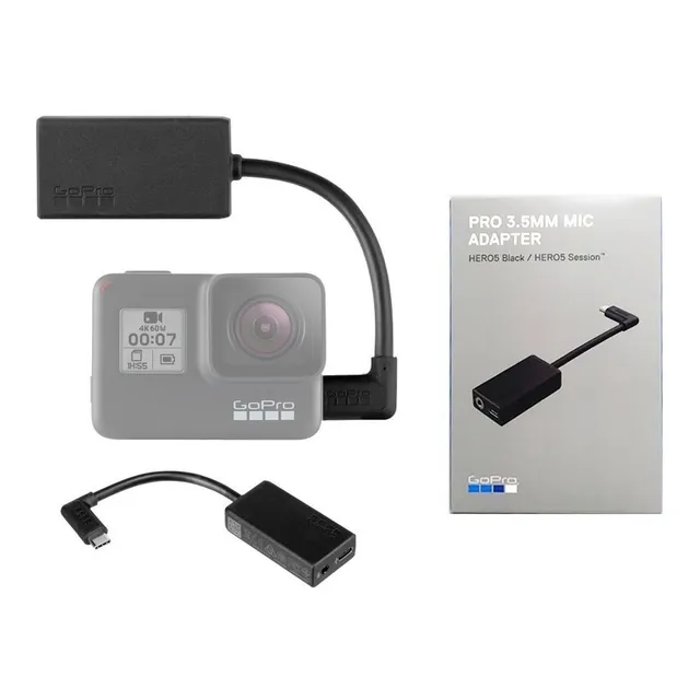 Adaptador Gopro Original Micrófono Gopro Hero 13 12 11 10 9