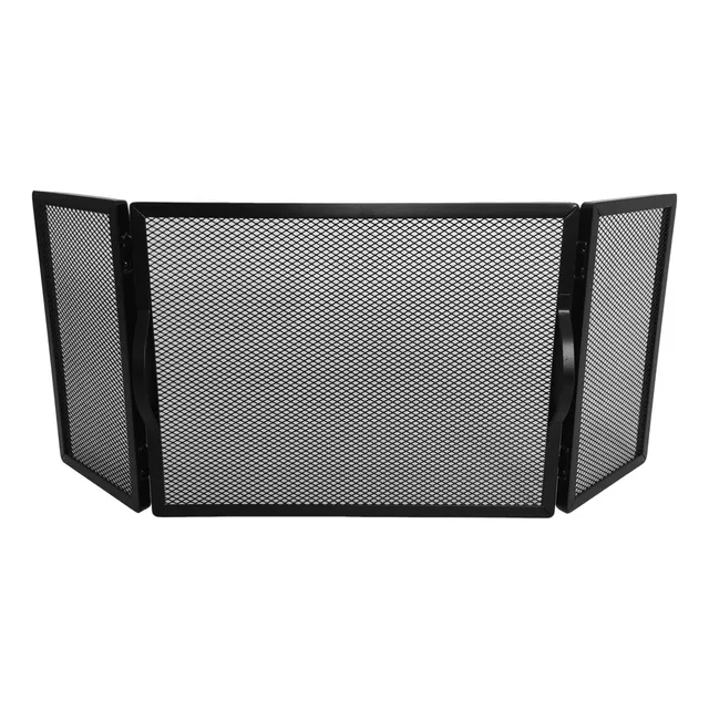 Tela Grade Articulada De Proteção Para Lareira 20+65+20x50cm