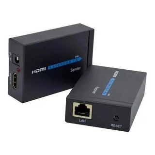 Extensor Hdmi P/cabo De Rede Rj45 Cat5/6 2 Fontes Extensor Hdmi P/cabo De Rede Rj45 Cat5/6 2 Fontes