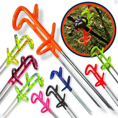 Suporte Vara Pesca Emborrachado Reforçado 35cm Apoio Premium