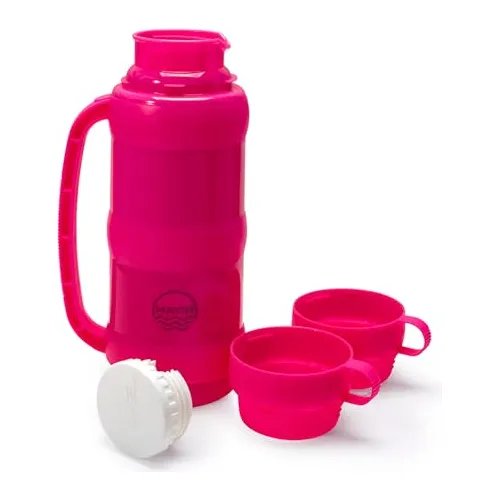 Botella De Beverage Con 2 Tazas, 34 Onzas, 3j4wj