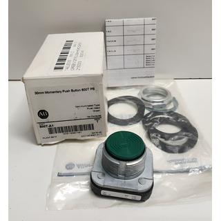 Allen-bradley 800t-a1 Pulsador Momentaneo Sin Con Verde 4/13 Allen-bradley 800t-a1 Pulsador Momentaneo Sin Con Verde 4/13