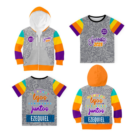 Campera + Remera Egresados Jardin Niños Lienzo Campera + Remera Egresados Jardin Niños Lienzo