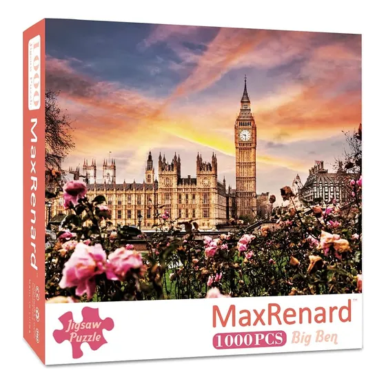 Maxrenard Puzzle Big Ben 1000 Piezas Para Adultos Lo...