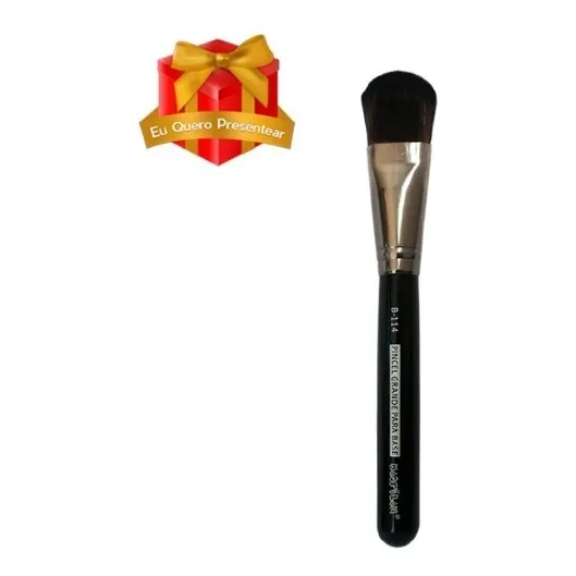 Pincel de maquiagem Macrilan B114 B114 preto