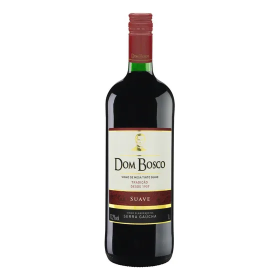 Vinho Brasileiro Tinto Suave Dom Bosco Isabel Serra Gaúcha Garrafa 1l