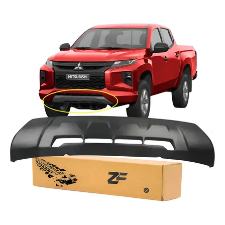 Moldura De Parachoque Delantero Mitsubishi L200 2019-2024 Negro
