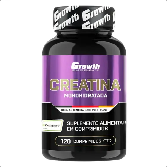 Creatina Growth 120 Comprimidos Creapure Original