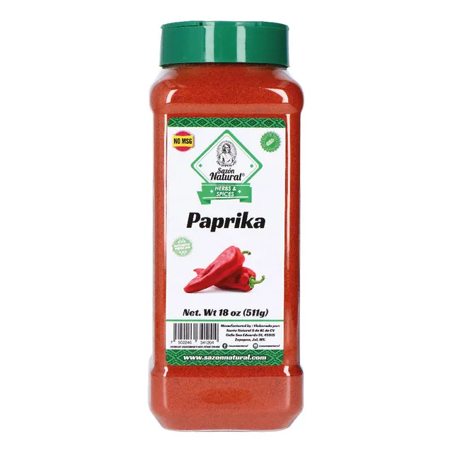 Sazonador Paprika 511g Sazon Natural Especias Condimentos