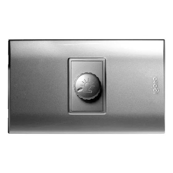 Dimmer De Luz Incandescente Y Halogena Plata B540s-s Igoto