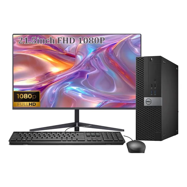 Dell Optiplex 5050 Sff I5 7500 16gb 256gb 24  Lcd