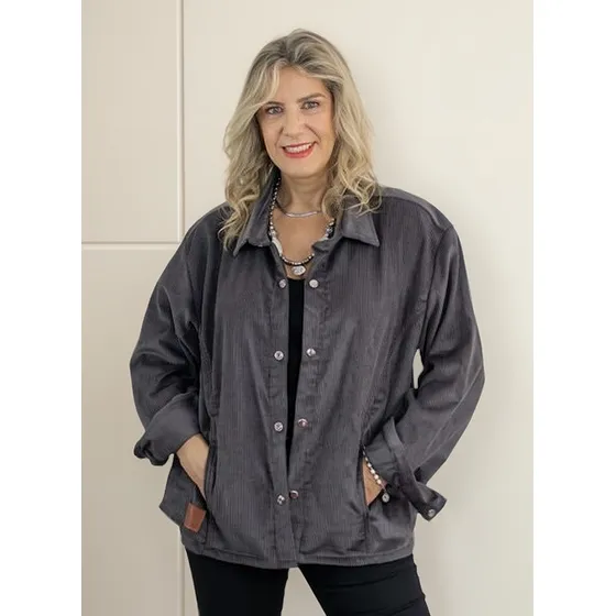 Chaqueta Sobrecamisa Pana Campera Genuina