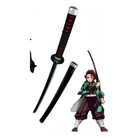 Espada Katana Cosplay Demon Slayer Kamado Tanjiro Nichirin