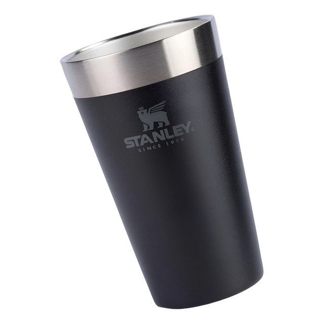 Copo Térmico De Cerveja Stanley Matte Black Preto | 473ml Copo Térmico De Cerveja Stanley Matte Black Preto | 473ml