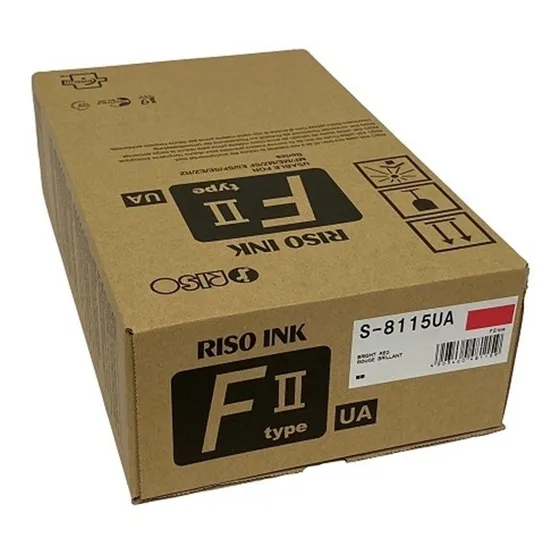 Tinta Original Riso Vermelha Ez220 Rz230 S-8115ua Caixa 02 