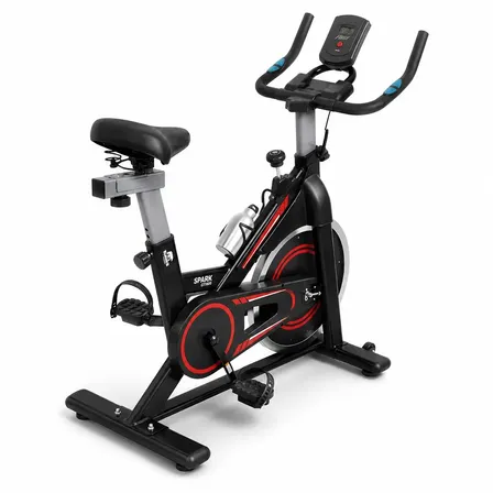 Bicicleta Ergométrica Spinning Bagear Roda Inercia 18 Kg Preto 127v