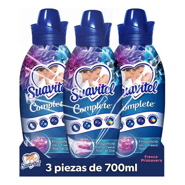 Suavizantes Suavitel Complete Fresca Primavera 3x700ml