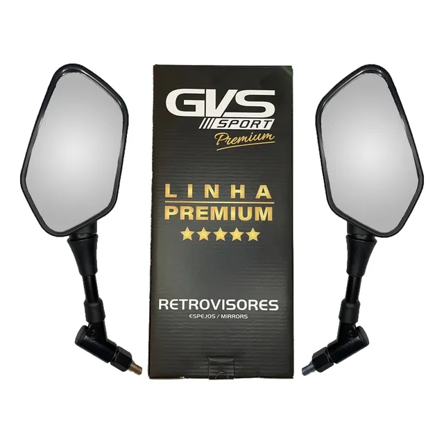 Retrovisor Para Fz15 Giro 360 Gvs Lente Convexa Original