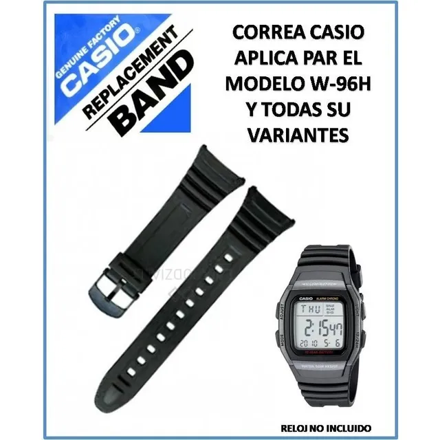 Correa Casio W-96h Original Y Nueva Banda Pulso