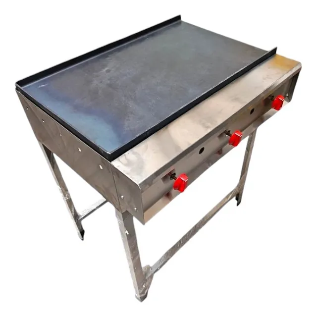 Plancha Industrial En Acero Nueva De 80x50 A Gas Fabricantes