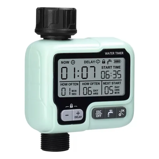 Programador Riego Automatico Timer Digital 1 Zona A Pila