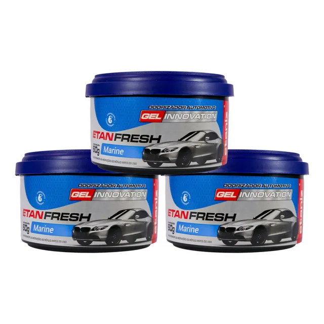 Kit 3x Aromatizante Automotivo Etanfresh60g Etaniz Diversos