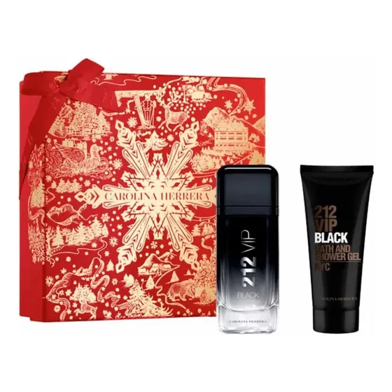 Carolina Herrera 212 Vip Black Edp 2 Products, volumen unitario de 100 ml