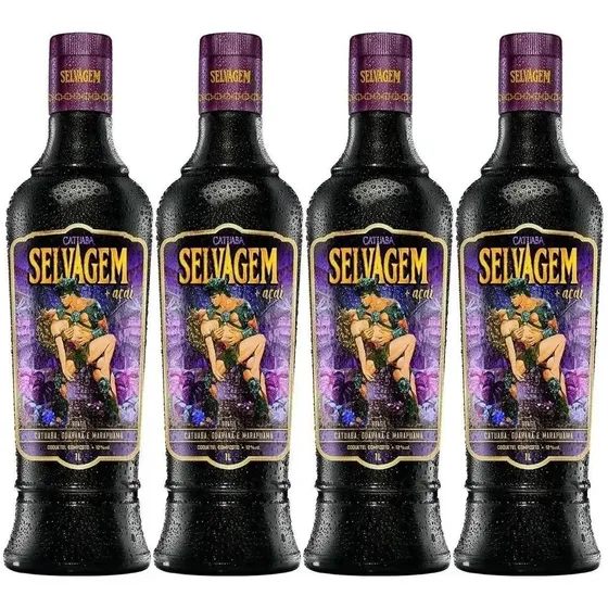 Licor Catuaba Selvagem Açaí 900ml