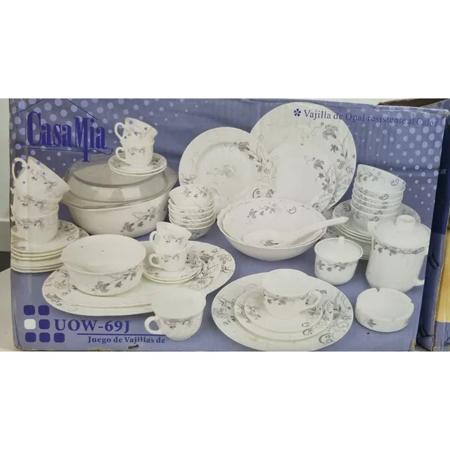Set De Vajilla Casa Mía 69 Pcs