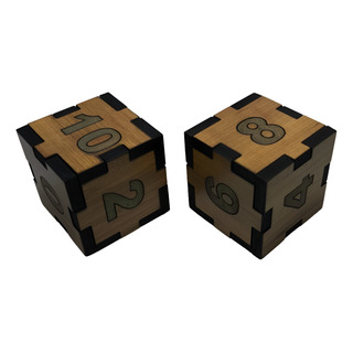 Par Dados Marcadores Para Jogo De Truco (tentos) Par Dados Marcadores Para Jogo De Truco (tentos)