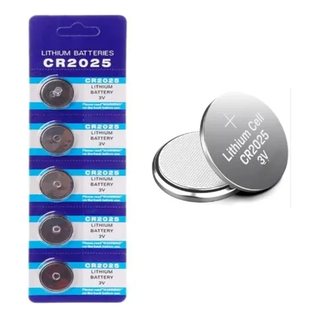 Pilas Cr2025 Baterías Cr 2025 Tira 5 Pcs