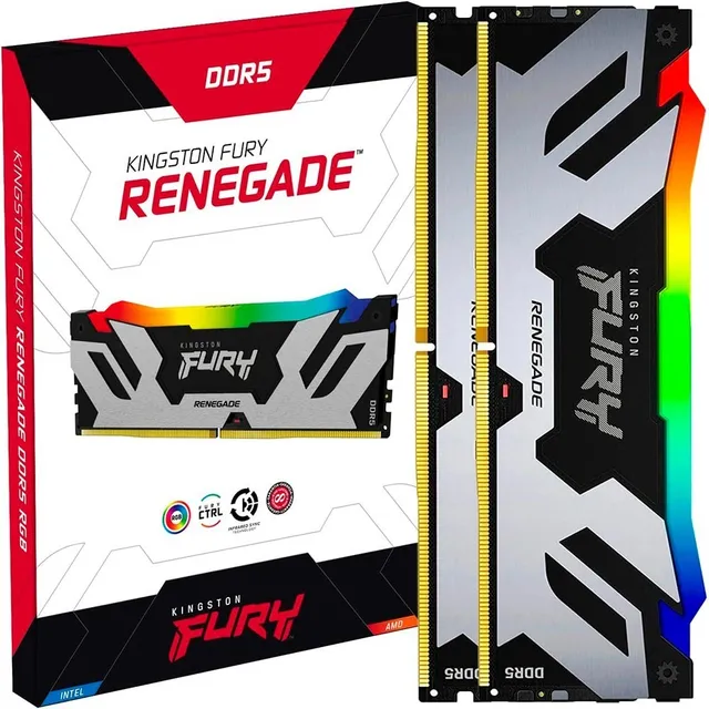 Memoria Kingston Fury Renegade Rgb Ddr5 2 x 48 GB Cl32 6000