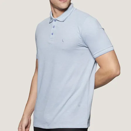 Camisa Polo Piquet Denali Friso Reserva Azul Dry Liso M