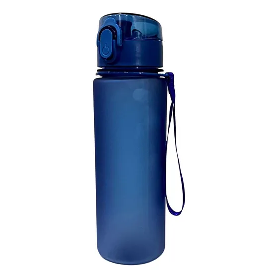 Garrafa De Agua Em Plástico Com Alça E Trava 500ml