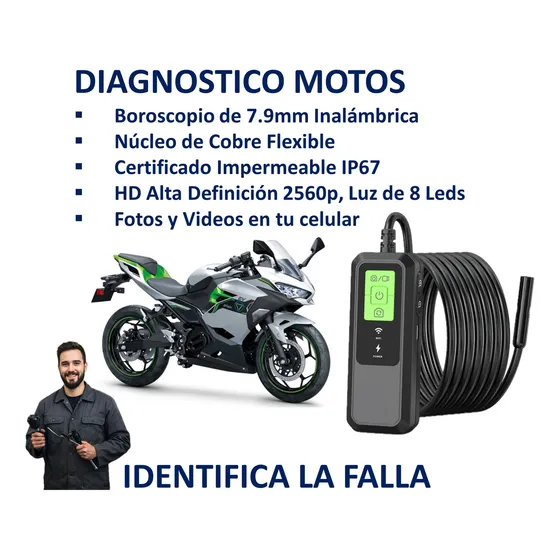Video Camara Para Motos 8led 8 Mm