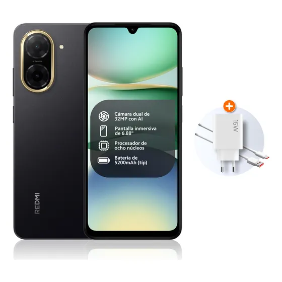 Celular Xiaomi Redmi A5 Negro 128 GM ROM 4 GB RAM