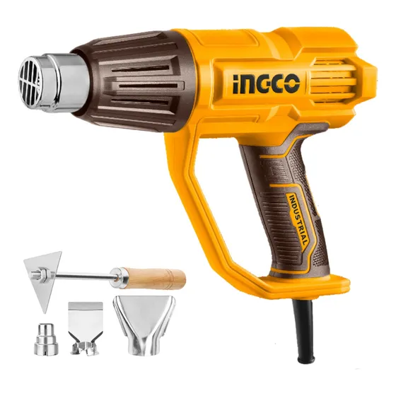 Pistola De Calor 2000w Con Accesorios Ingco Hg200078