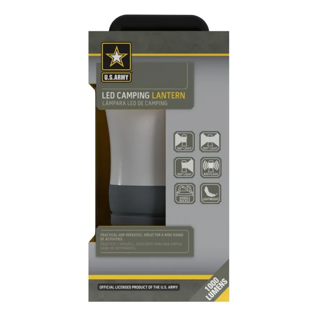 Us Army Linterna Led Alimentada Bateria Intermitente Rojo 4