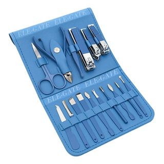 Set De Cortaúñas Profesional Manicura Y Pedicura Azul Set De Cortaúñas Profesional Manicura Y Pedicura Azul