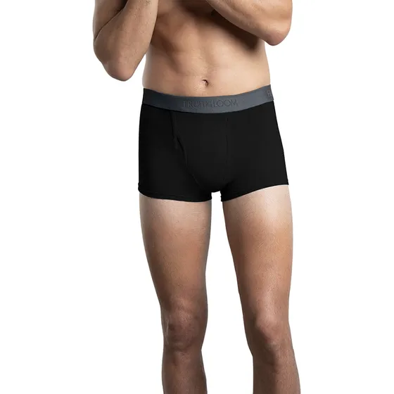 Boxer Trunk Hombre Fruit Of The Loom 3tr76cm.7tv, 3pz Negro